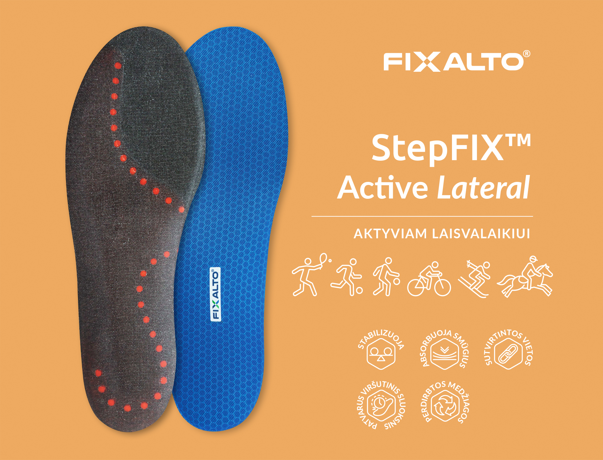 Ortopediniai vidpadžiai "FIXALTO StepFIX"